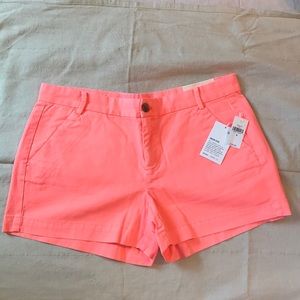 Sunkissed Neon Orange Khaki Shorts from GAP